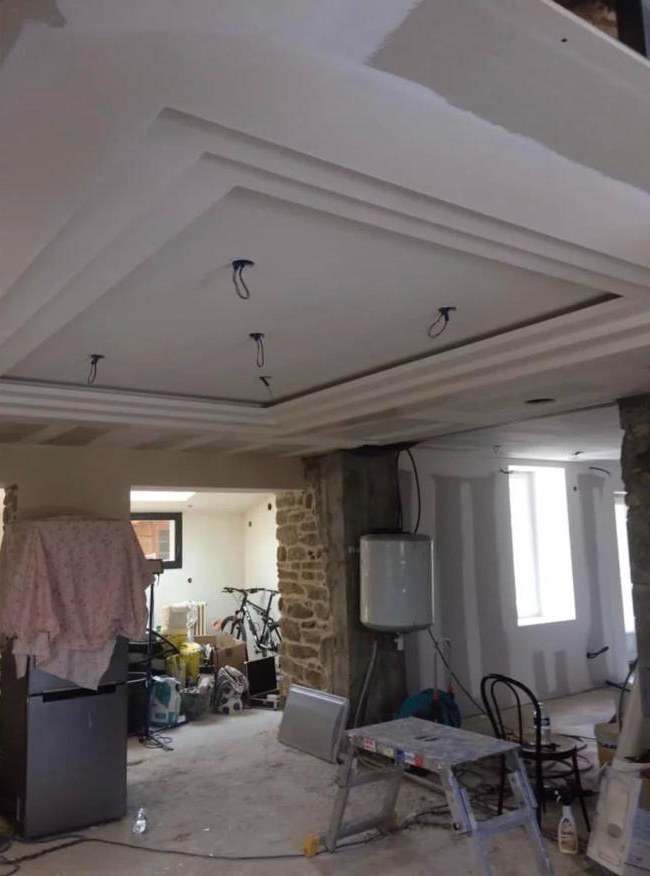 Plafond à gorges